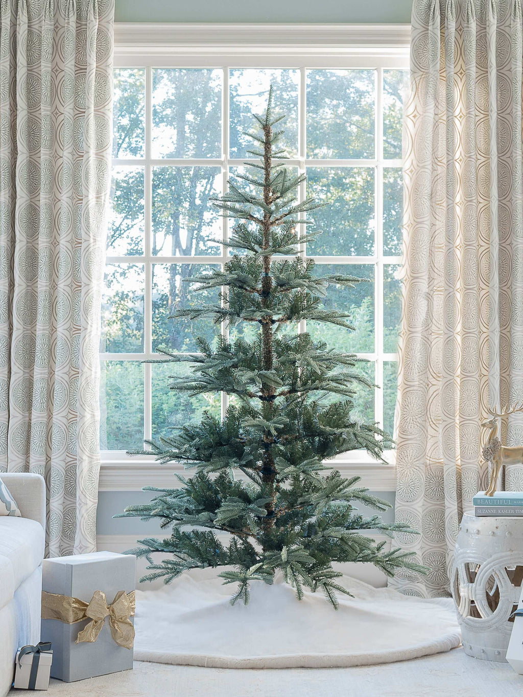King of Christmas 7' King Noble Fir Artificial Christmas Tree Unlit