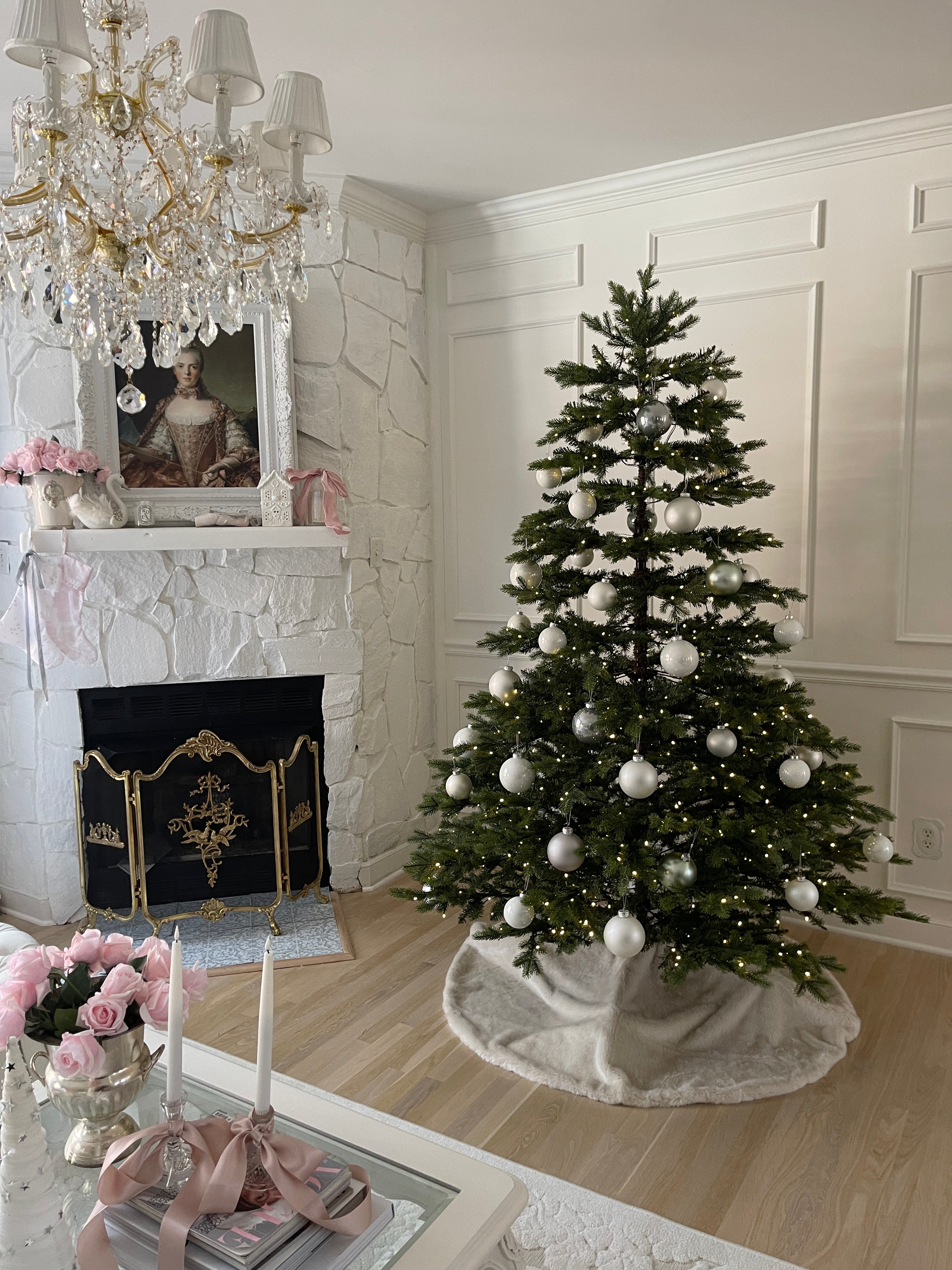 King of Christmas 7.5' Rushmore Fir Quick-Shape Tree 750 Warm White Led Lights