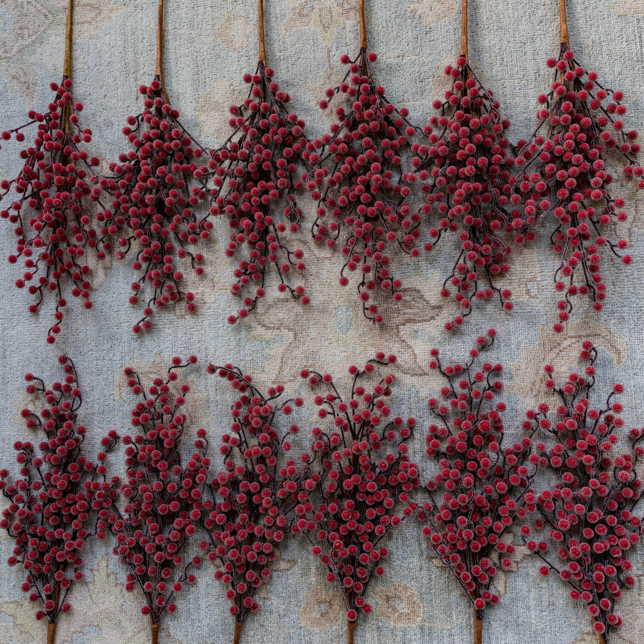 King of Christmas Sugar Berry Picks (12 Pack)