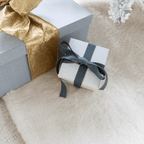 King of Christmas 48" King Snow Faux Fur Tree Skirt