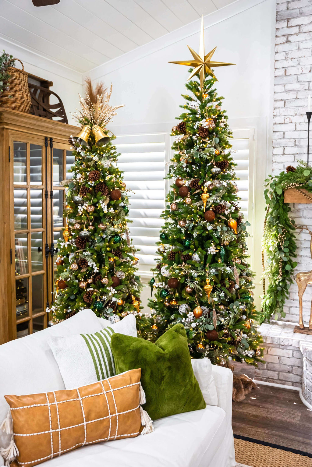 King of Christmas 10' King Fraser Fir Slim Quick-Shape Artificial Christmas Tree Unlit