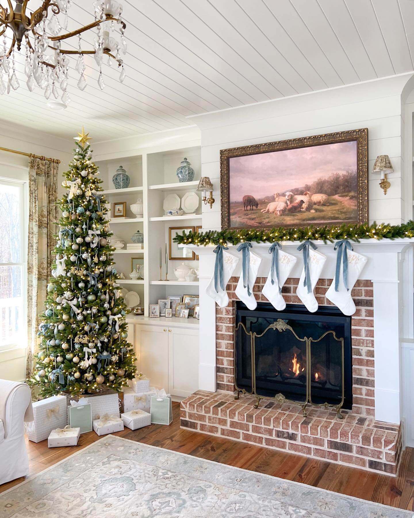 King of Christmas 9' King Fraser Fir Slim Quick-Shape Artificial Christmas Tree with 900 Dual Color Warm White & Multi-Color LED Lights