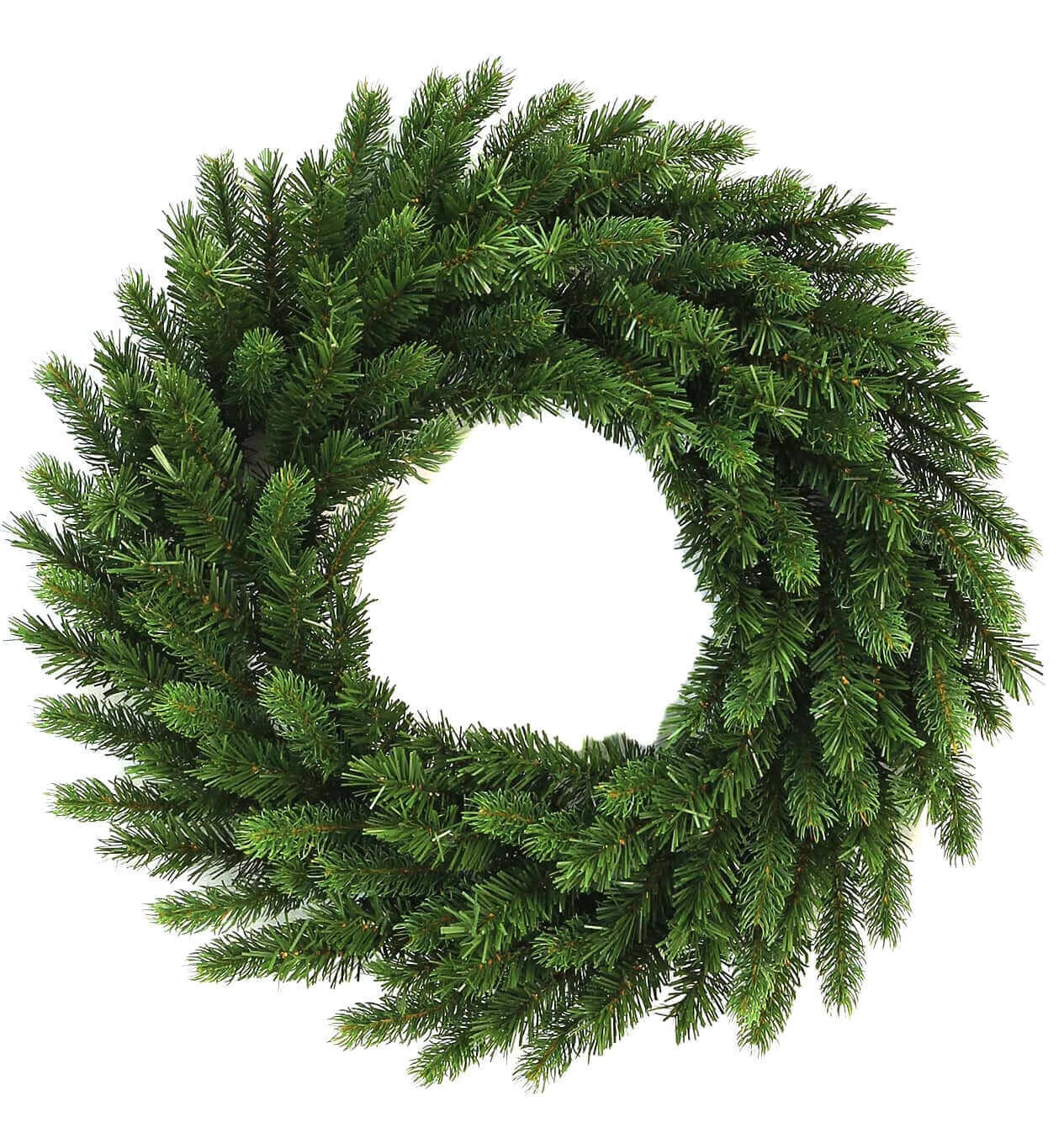 36 King Fraser Fir Wreath with Warm White LED Lights (Plug Operated)