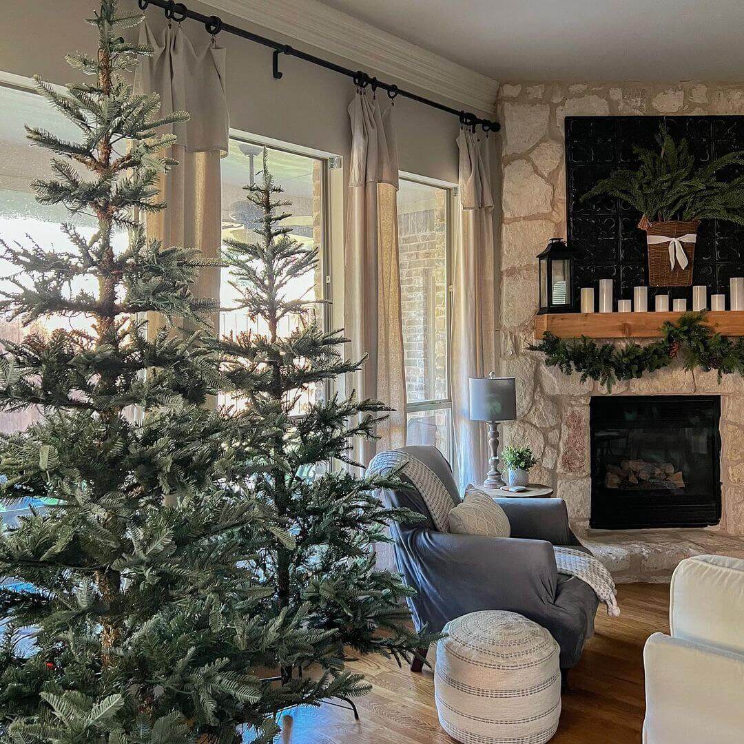 King of Christmas 7' King Noble Fir Artificial Christmas Tree Unlit