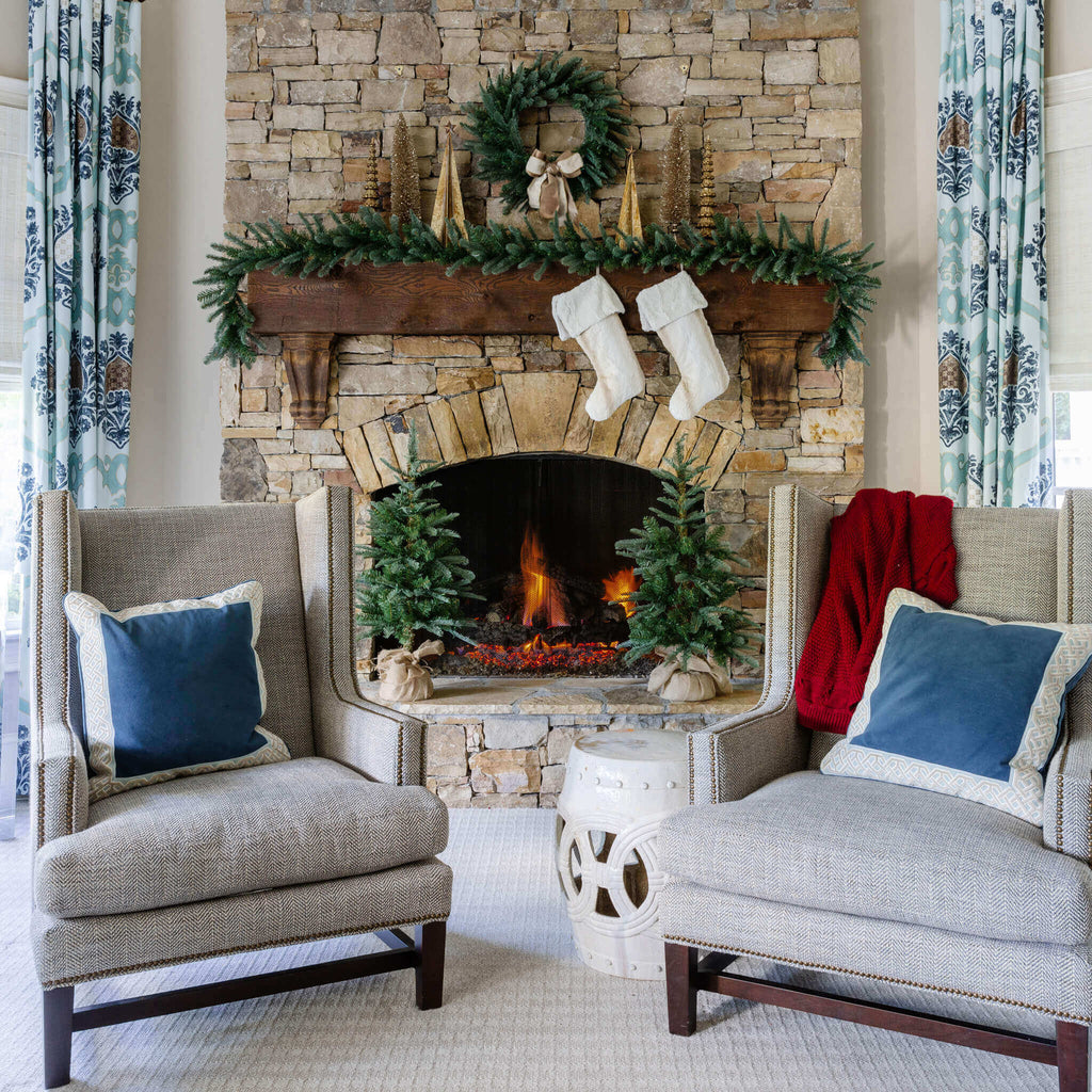 King Noble Fir Collection 4-Piece Set with LED Lights – King of Christmas