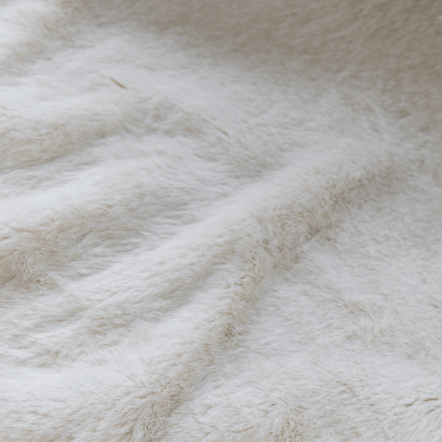 King of Christmas 48" King Snow Faux Fur Tree Skirt