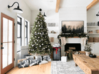 King of Christmas 7.5' King Fraser Fir Quick-Shape Artificial Christmas Tree Unlit