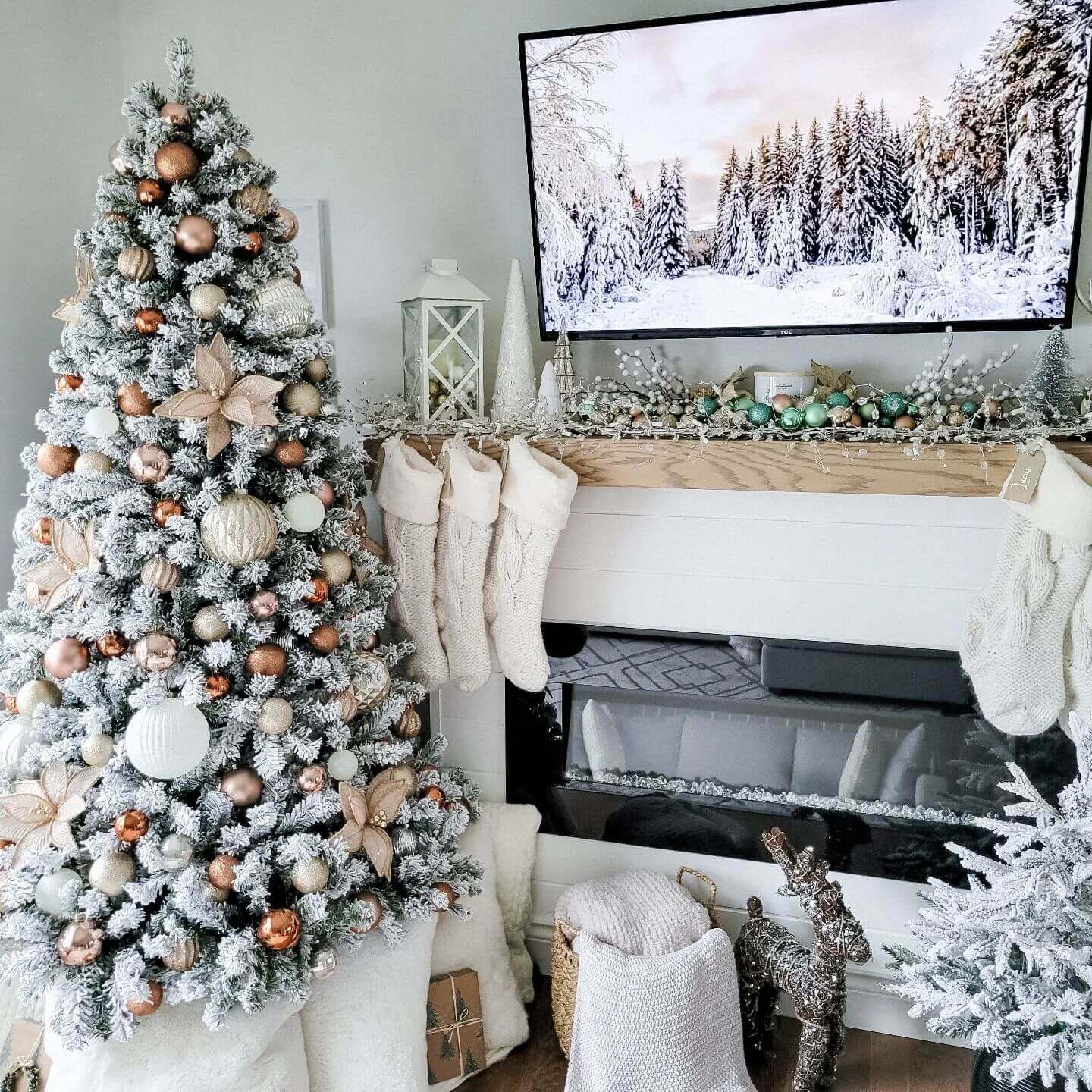 10' Prince Flock® Artificial Christmas Tree Unlit