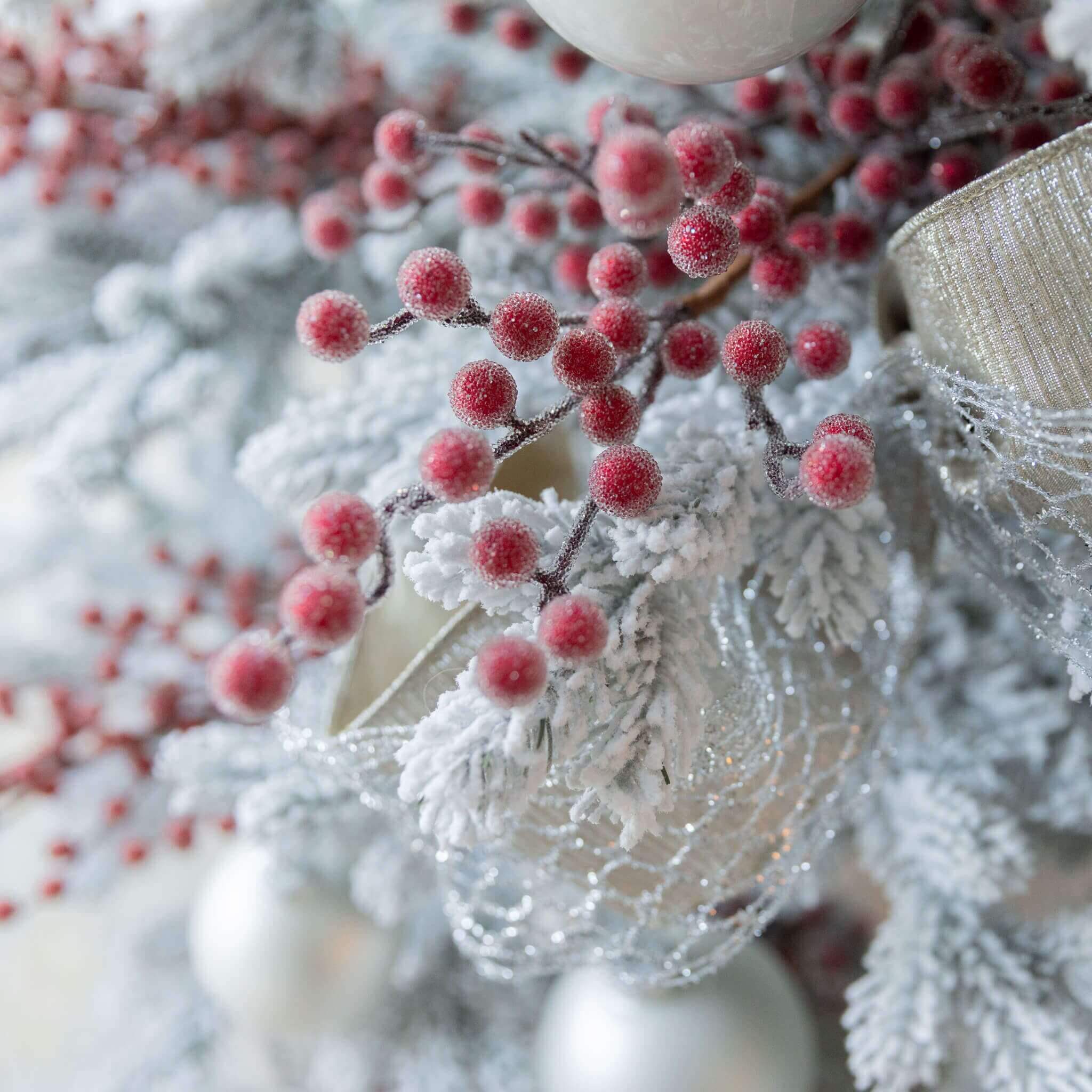 King of Christmas Sugar Berry Picks (12 Pack)