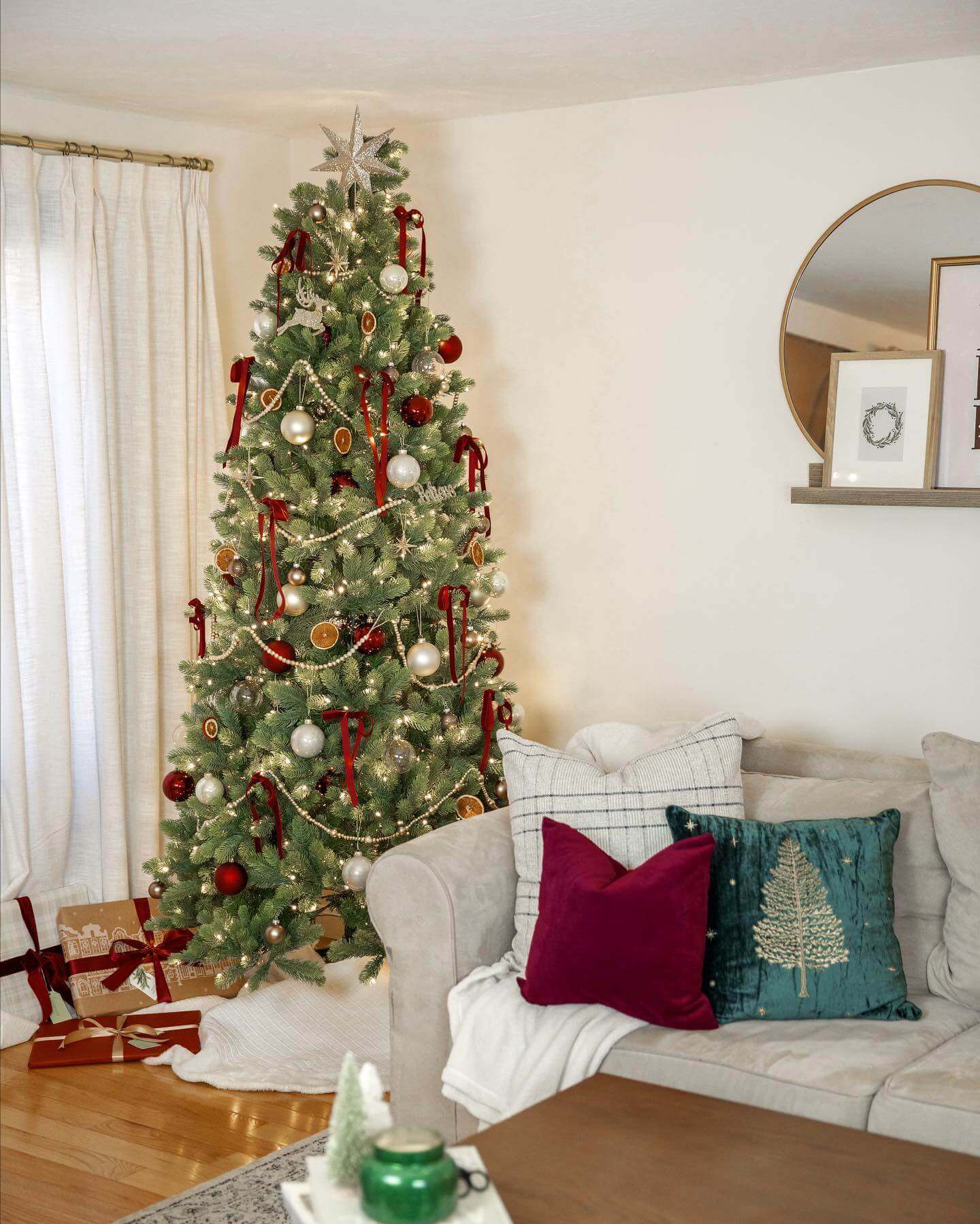 King of Christmas 6.5' Royal Fir Slim Quick-Shape Artificial Christmas Tree Unlit