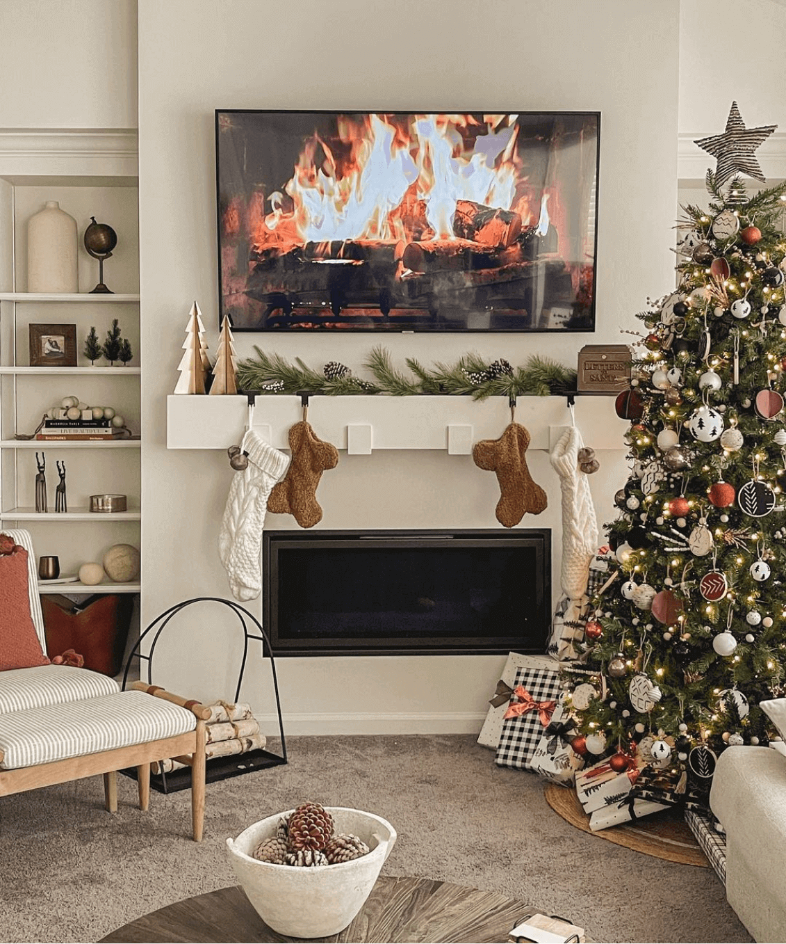 King of Christmas 8' Tribeca Spruce Blue Artificial Christmas Tree with 650 Warm White LED Lights