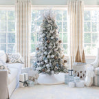 King of Christmas Winter Wonderland 15 Piece Glass Ornament Set (Blue and Gray)