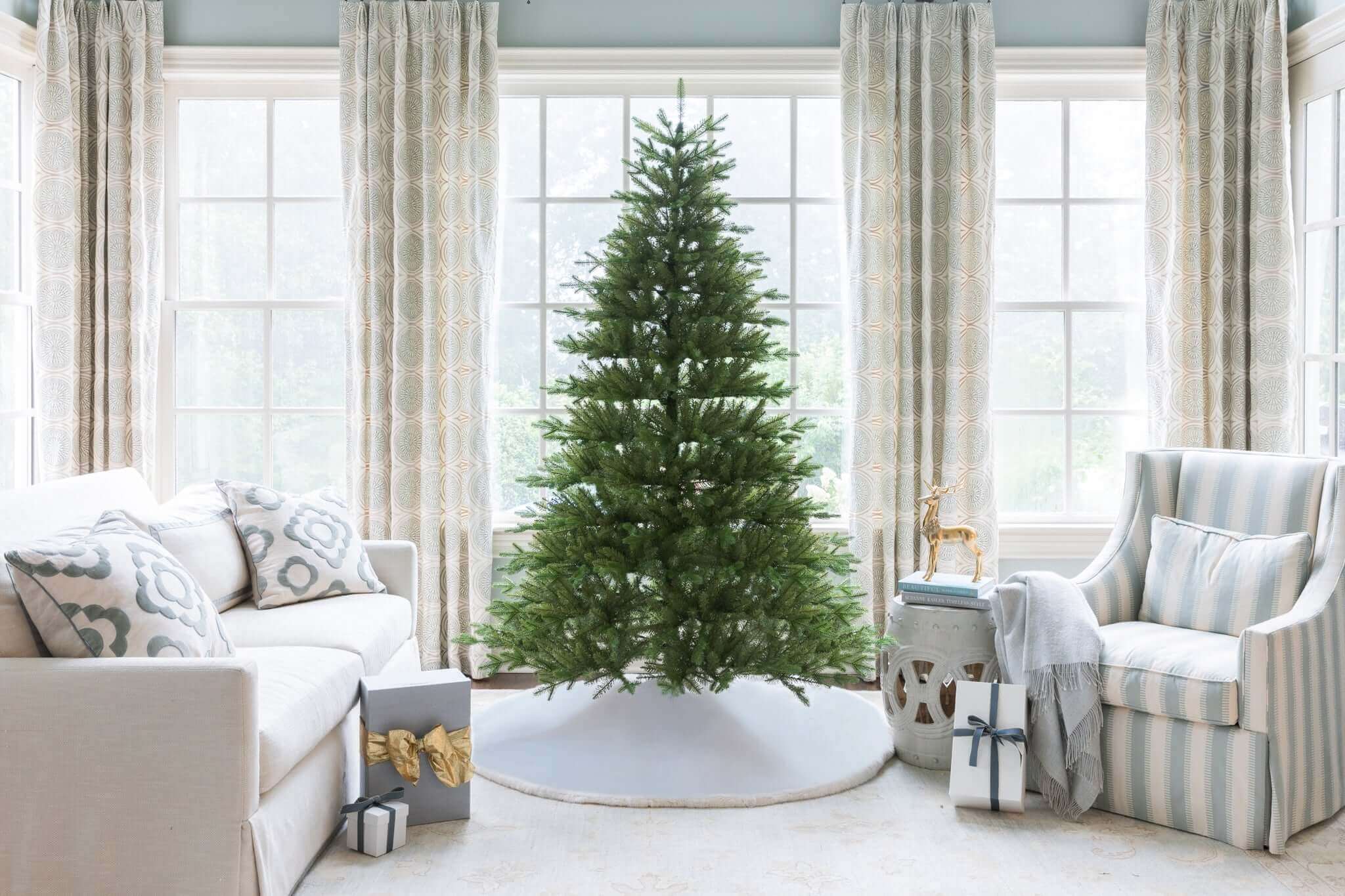 King of Christmas 7.5' Alpine Fir Artificial Christmas Tree Unlit