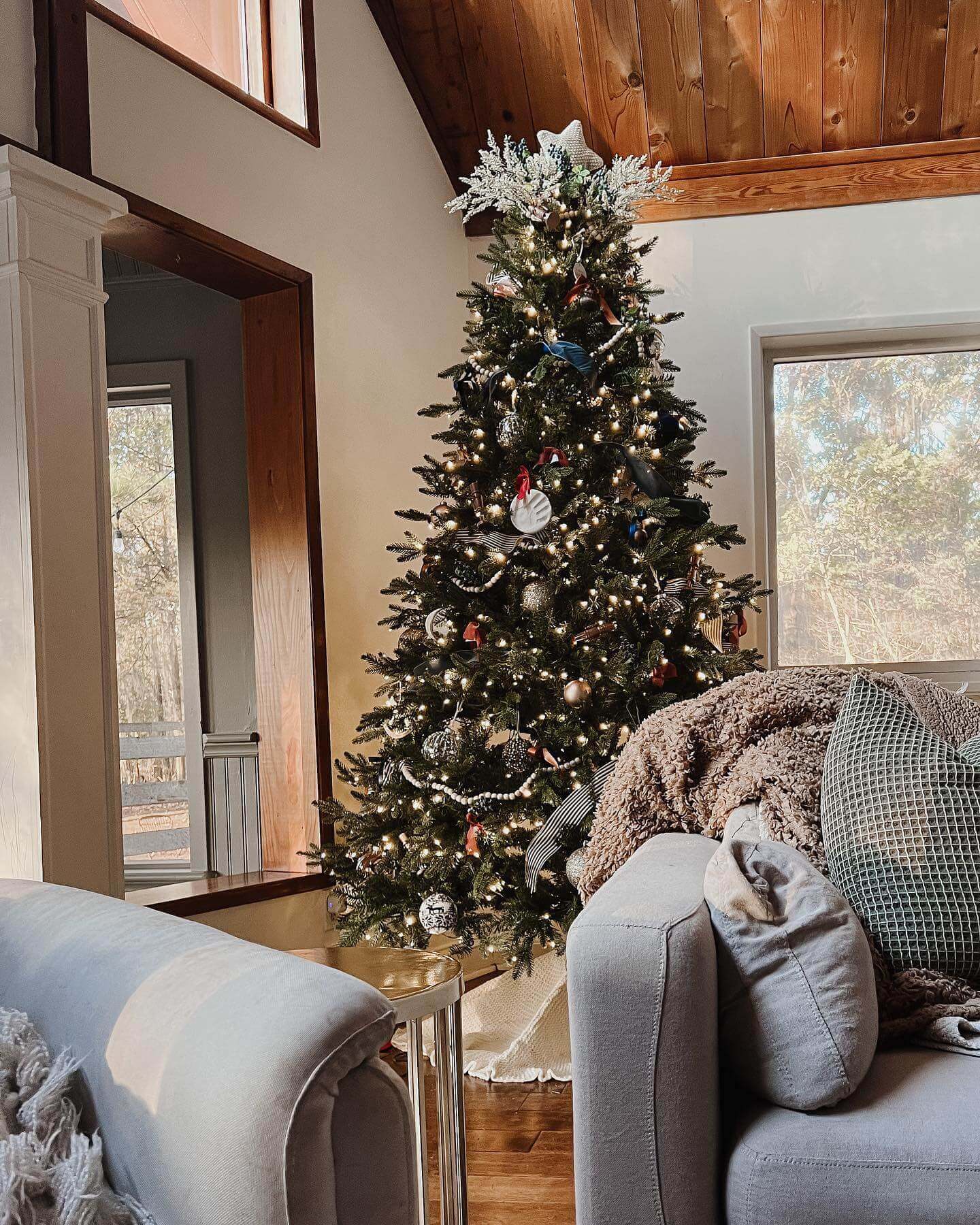 King of Christmas 8' Alpine Fir Artificial Christmas Tree Unlit