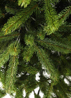 King of Christmas 12' King Fraser Fir Quick-Shape Artificial Christmas Tree with 2300 Warm White & Multi-Color LED Lights