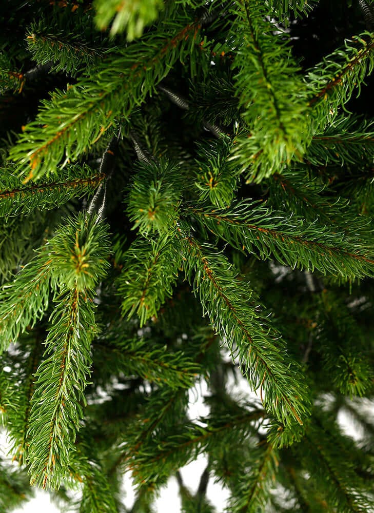 King of Christmas 7.5' King Fraser Fir Quick-Shape Artificial Christmas Tree with 1000 Warm White & Multi-Color LED Lights