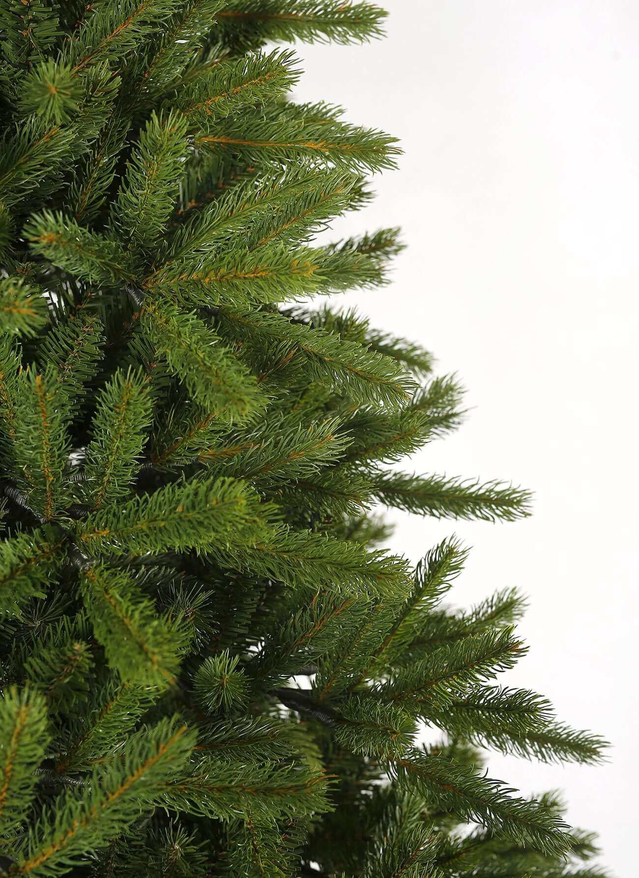 King of Christmas 12' King Fraser Fir Quick-Shape Artificial Christmas Tree with 2300 Warm White & Multi-Color LED Lights