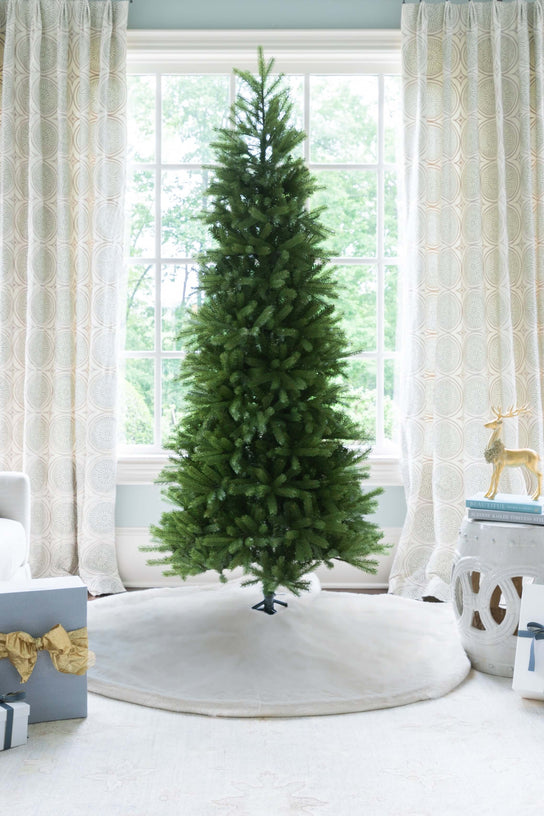 King of Christmas 9' King Fraser Fir Slim Quick-Shape Artificial Christmas Tree Unlit