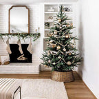 King of Christmas (OPEN BOX) 9' KING NOBLE FIR ARTIFICIAL TREE WITH 700 WARM WHITE LED LIGHTS, FINAL SALE