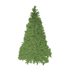 King of Christmas 7.5' Scarlet Fir Artificial Christmas Tree with 800 Warm White Led Lights
