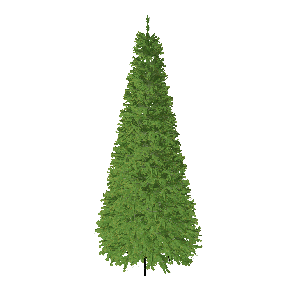 King of Christmas 9' Royal Fir Slim Quick-Shape Artificial Christmas Tree Unlit