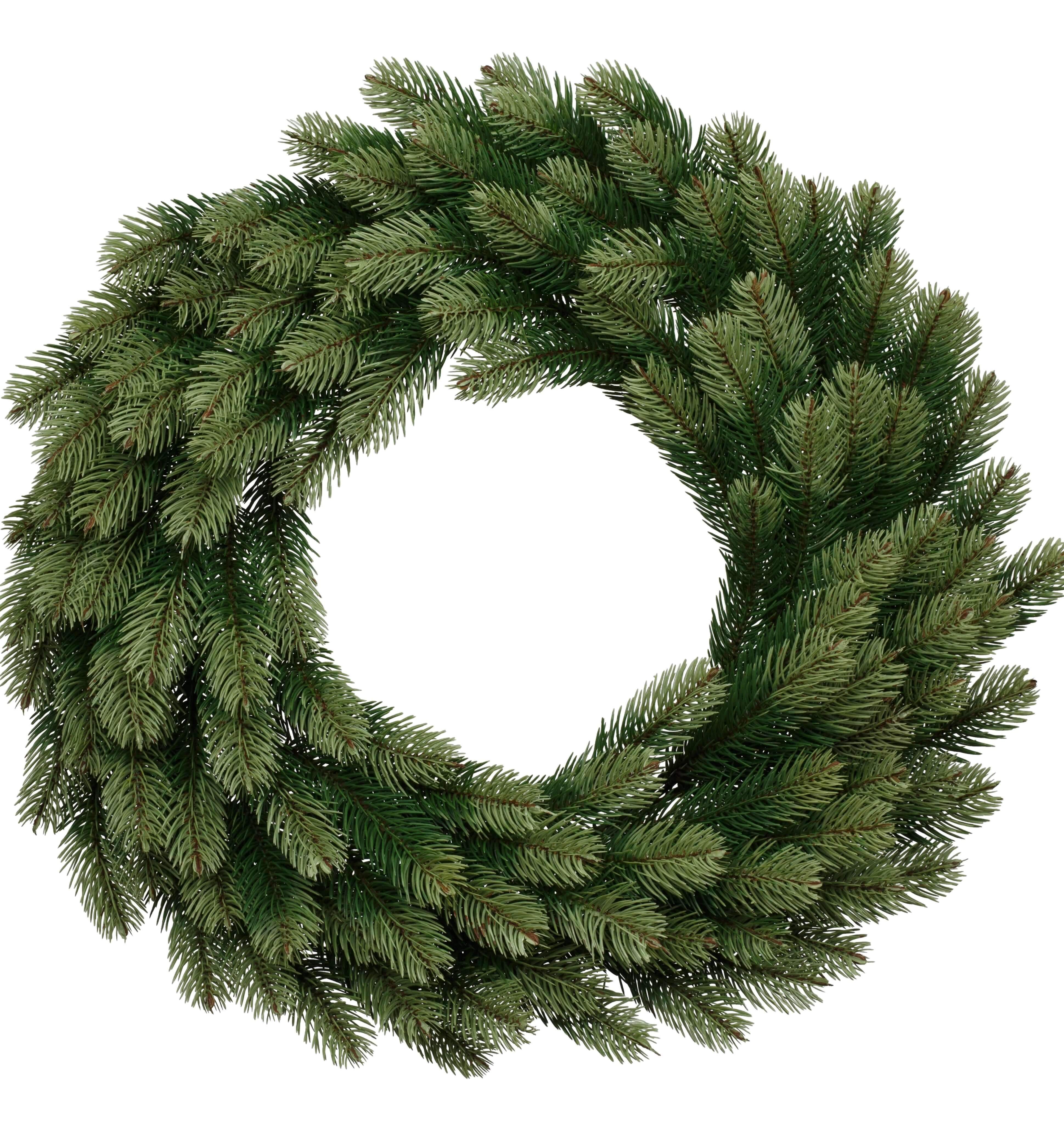 King of Christmas 36″ Royal Fir Wreath With 150 LED Lights (Plug Operated)