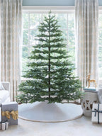 King of Christmas 7.5' Rushmore Fir Quick-Shape Artificial Christmas Tree 750 Warm White Led Lights