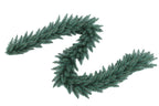 King of Christmas 9' x 12" Tribeca Spruce Blue Garland Unlit