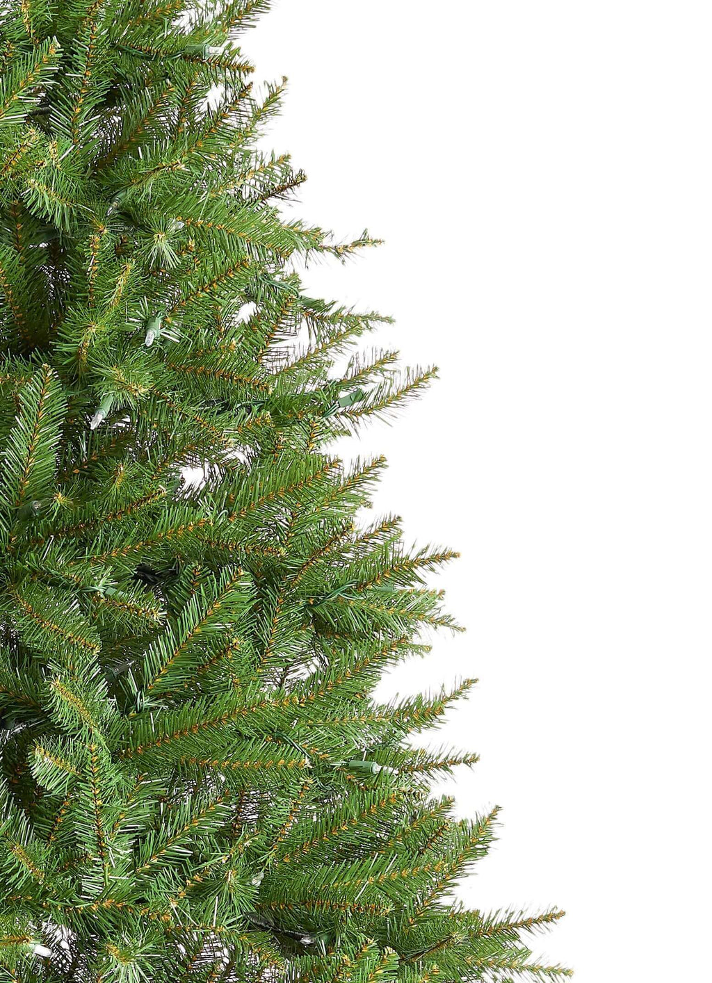 King of Christmas (OPEN BOX) 7.5' Yorkshire Fir Tree with 600 Warm White LED Lights, FINAL SALE