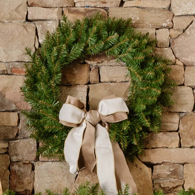King of Christmas 24" Yorkshire Fir Wreath Unlit